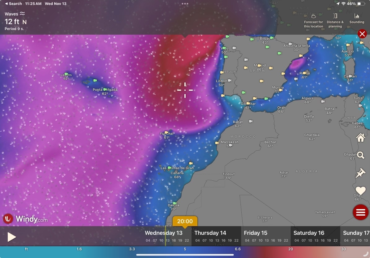 Wind predicted for start of journey
